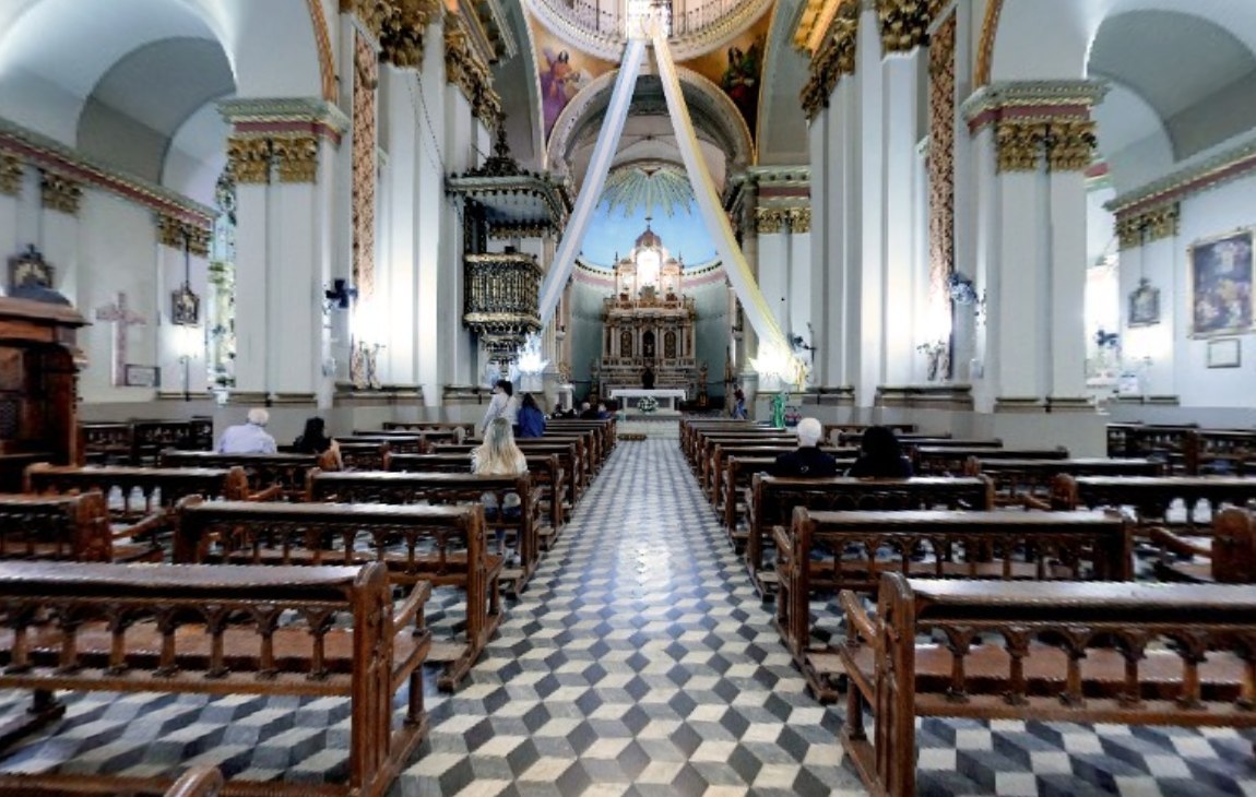 Nave principal de la Catedral Basílica de Nuestra Señora del Valle