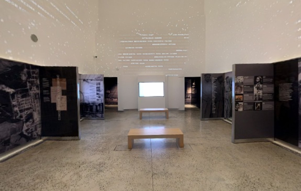 Sala del Museo del Holocausto de Buenos Aires